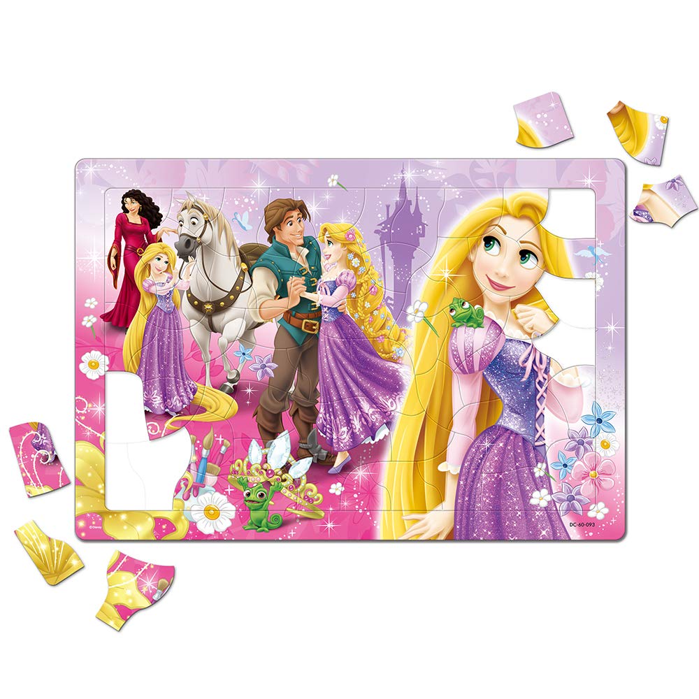 TENYO Jigsaw Puzzle Disney Tangled Dreaming Rapunzel 60 Pieces Child Puzzle- Japan Figure Store - #1 Bring To You The Best Japanese Goods