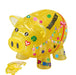 Beverly Crystal 3D Puzzle 486374 Piggy Bank Yellow (93 Pieces) 3D Piggy Bank Puzzle- Japan Figure Store - #1 Bring To You The Best Japanese Goods