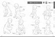 A Collection Of Illustration Poses With Low Head And Body Girls Ver.