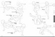 A Collection Of Illustration Poses With Low Head And Body Girls Ver.