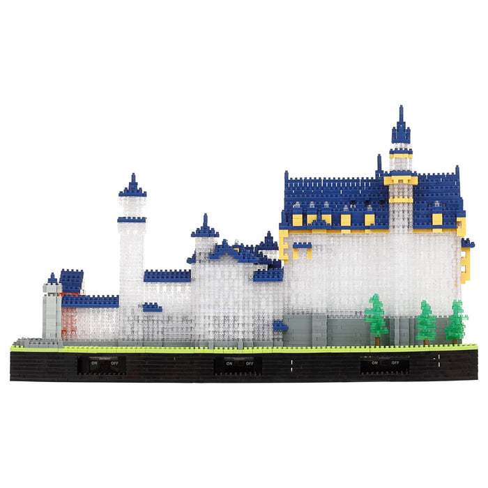 Kawada Nanoblock NB-009A Neuschwanstein Castle, Deluxe Edition, Clear Version Toy Building Sets- Japan Figure Store - #1 Bring To You The Best Japanese Goods
