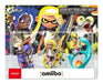 Nintendo Amiibo Splatoon Series 3-Pack Inkling Yellow Octring Blue Kojake Japan- Japan Figure Store - #1 Bring To You The Best Japanese Goods