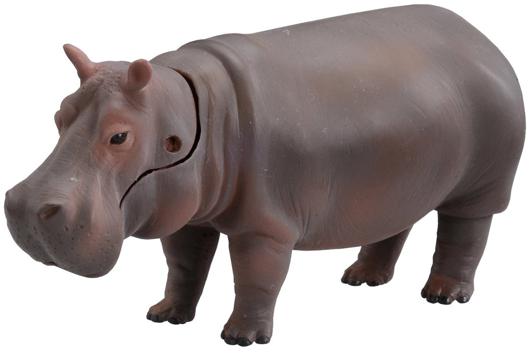 TAKARA TOMY As-06 Animal Adventure Hippopotamus Figure- Japan Figure Store - #1 Bring To You The Best Japanese Goods