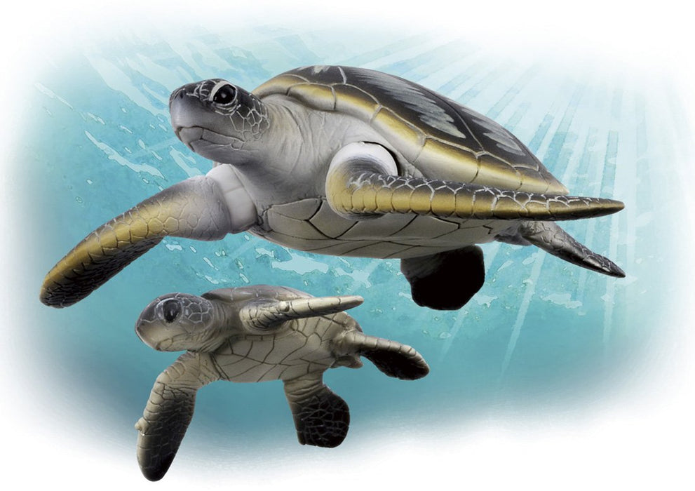 TAKARA TOMY As-20 Animal Adventure Green Turtle Figure- Japan Figure Store - #1 Bring To You The Best Japanese Goods