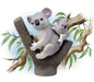 TAKARA TOMY As-24 Animal Adventure Koala Figure- Japan Figure Store - #1 Bring To You The Best Japanese Goods