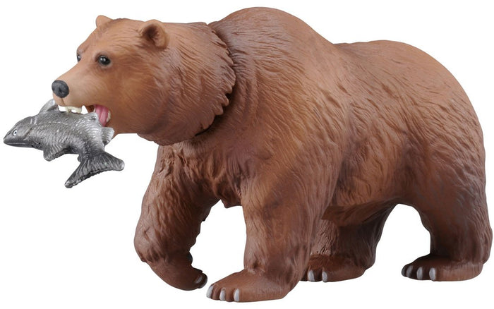 TAKARA TOMY As-25 Animal Adventure Brown Bear Figure- Japan Figure Store - #1 Bring To You The Best Japanese Goods