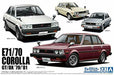 Aoshima 1/24 Scale Toyota E71 / 70 Corolla Sedan Gt / Dx 1979 Plastic Model Kit