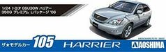 Aoshima 1/24 Toyota Gsu30w Harrier 350g Premium L Package '06 Model Kit