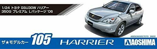 Aoshima 1/24 Toyota Gsu30w Harrier 350g Premium L Package '06 Model Kit