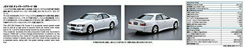 Aoshima 1/24 Toyota Jzx100 Chaser Tourer V '98 Plastic Model Kit