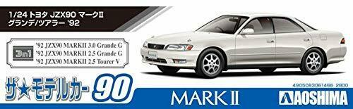 Aoshima 1/24 Toyota Jzx90 Mark Ii Grande / Tourer 1992 Plastic Model Kit