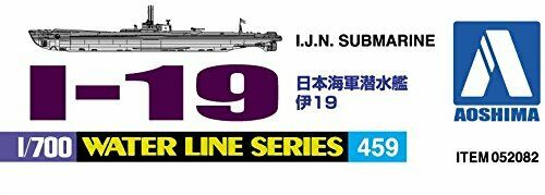 Aoshima 1/700 I.j.n. Submarine I-19 Plastic Model Kit