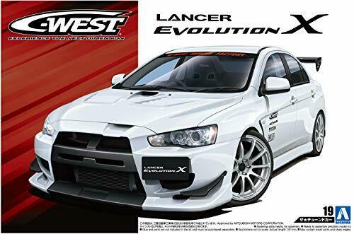 Aoshima 1/24 C-west Cz4a Lancer Evolution X '07 Mitsubishi Model Kit