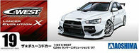 Aoshima 1/24 C-west Cz4a Lancer Evolution X '07 Mitsubishi Model Kit
