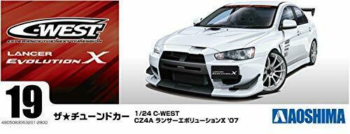 Aoshima 1/24 C-west Cz4a Lancer Evolution X '07 Mitsubishi Model Kit