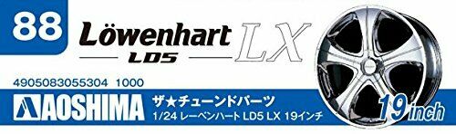 Aoshima Bunka Kyozai 1/24 The Tuned Parts No.88 Lowenhart Ld5 Lx 19 Inch Plastic