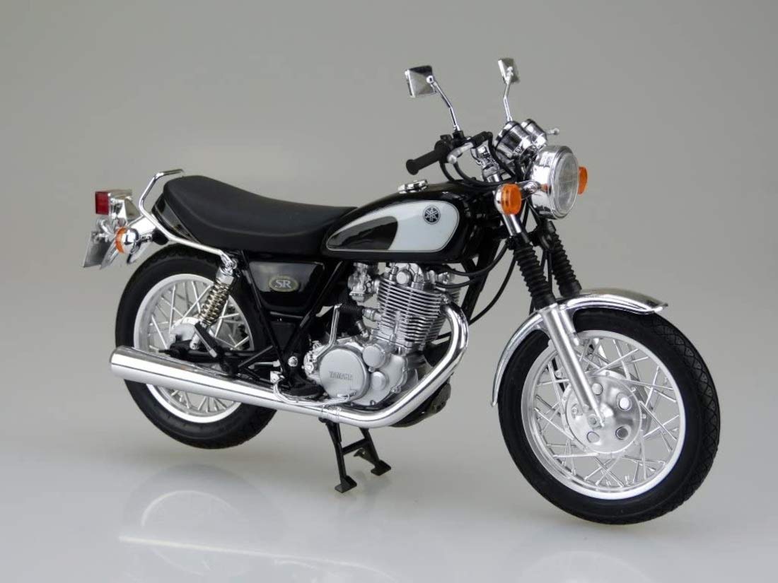 AOSHIMA 51696 Bike 17 Yamaha Sr400/500 '96 1/12 Scale Kit- Japan Figure Store - #1 Bring To You The Best Japanese Goods