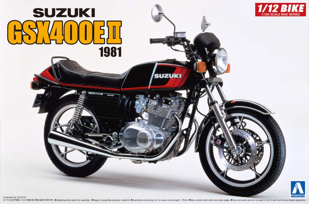 AOSHIMA 54574 Bike 52 Suzuki Gsx400E Ii 1/12 Scale Kit Pre Order- Japan Figure Store - #1 Bring To You The Best Japanese Goods