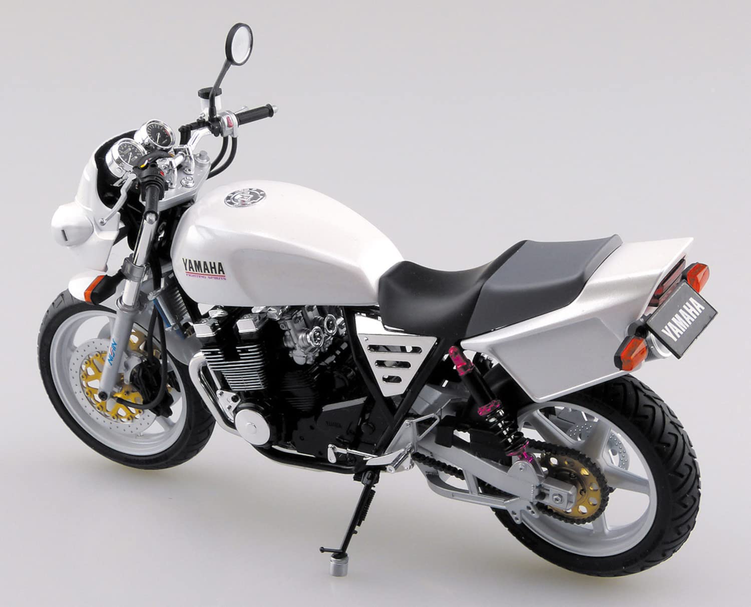 AOSHIMA Bike 1/12 Yamaha 4Hm Xjr400S '94 W/Custom Parts Plastic Model- Japan Figure Store - #1 Bring To You The Best Japanese Goods