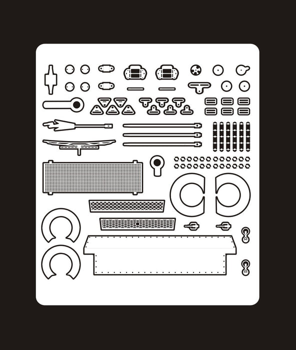 AOSHIMA 98271 Toyota Corolla Levin Ae92 '88 Gr.A Detail Up Parts 1/24 Scale- Japan Figure Store - #1 Bring To You The Best Japanese Goods