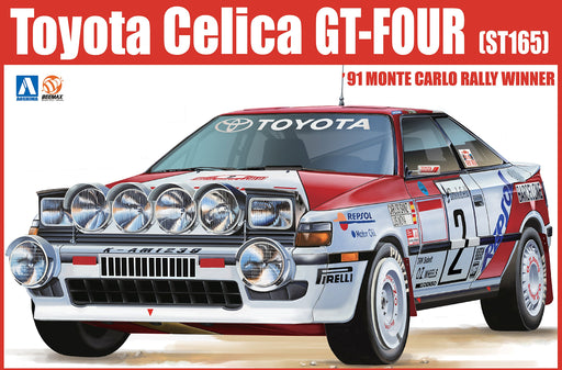 AOSHIMA 84229 Toyota Celica Gt-Four St165 1991 Monte Carlo Rally Winner 1/24 Scale Kit- Japan Figure Store - #1 Bring To You The Best Japanese Goods