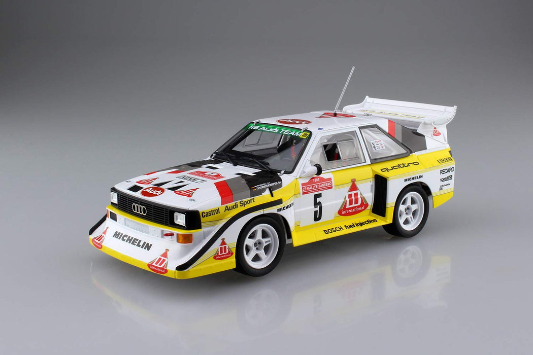 AOSHIMA 03982 Audi Sport Quattro S1 E2 '86 Monte Carlo Rally Ver. 1/24 Scale Kit- Japan Figure Store - #1 Bring To You The Best Japanese Goods