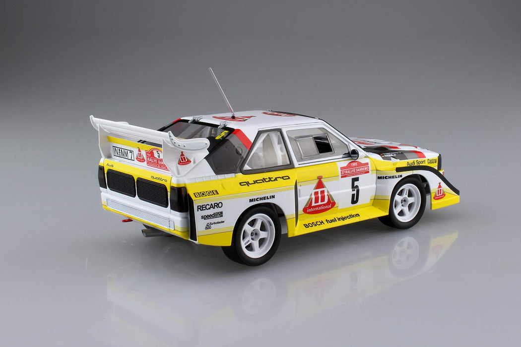 AOSHIMA 03982 Audi Sport Quattro S1 E2 '86 Monte Carlo Rally Ver. 1/24 Scale Kit- Japan Figure Store - #1 Bring To You The Best Japanese Goods
