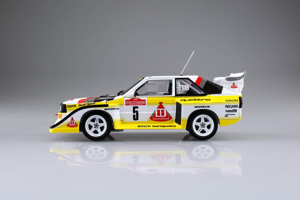 AOSHIMA 03982 Audi Sport Quattro S1 E2 '86 Monte Carlo Rally Ver. 1/24 Scale Kit- Japan Figure Store - #1 Bring To You The Best Japanese Goods