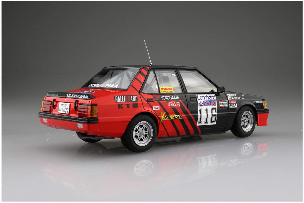AOSHIMA 06082 Mitsubishi Lancer Turbo '84 Rac Rally Ver. 1/24 Scale Kit- Japan Figure Store - #1 Bring To You The Best Japanese Goods
