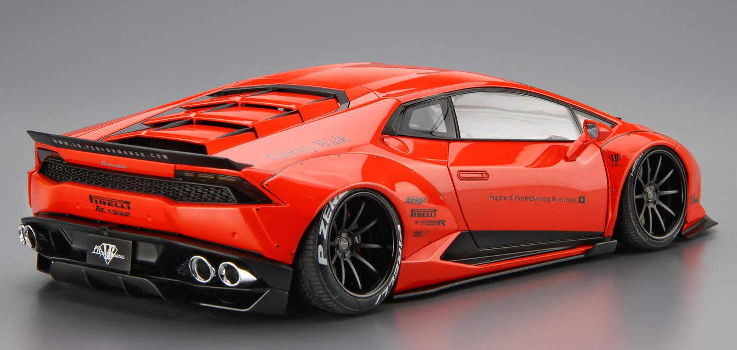 AOSHIMA Liberty Walk 1/24 Lamborghini Huracan Ver.1 Plastic Model- Japan Figure Store - #1 Bring To You The Best Japanese Goods