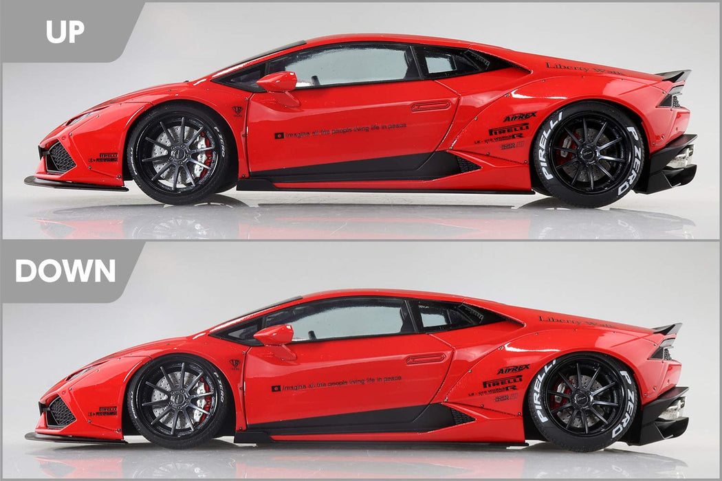 AOSHIMA Liberty Walk 1/24 Lamborghini Huracan Ver.1 Plastic Model- Japan Figure Store - #1 Bring To You The Best Japanese Goods