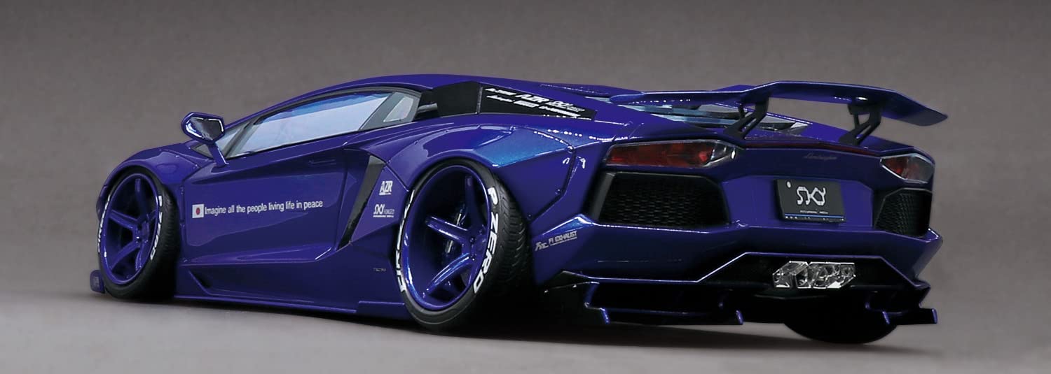 AOSHIMA Liberty Walk 1/24 Lamborghini Aventador Ver.2 Plastic Model- Japan Figure Store - #1 Bring To You The Best Japanese Goods