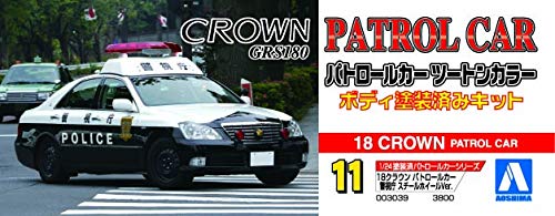 AOSHIMA 03039 Toyota Crown Grs180 Tokyo Police Car 1/24 Scale Pre-Painted Kit- Japan Figure Store - #1 Bring To You The Best Japanese Goods