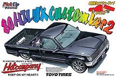 AOSHIMA - 32015 Toyota Hilux 80 Custom Version2 - Pick Up Truck 1/24 Scale Kit- Japan Figure Store - #1 Bring To You The Best Japanese Goods