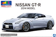 AOSHIMA Pre-Painted 1/24 Nissan R35 Gt-R '14 Ultimate Metal Silver Plastic Model- Japan Figure Store - #1 Bring To You The Best Japanese Goods
