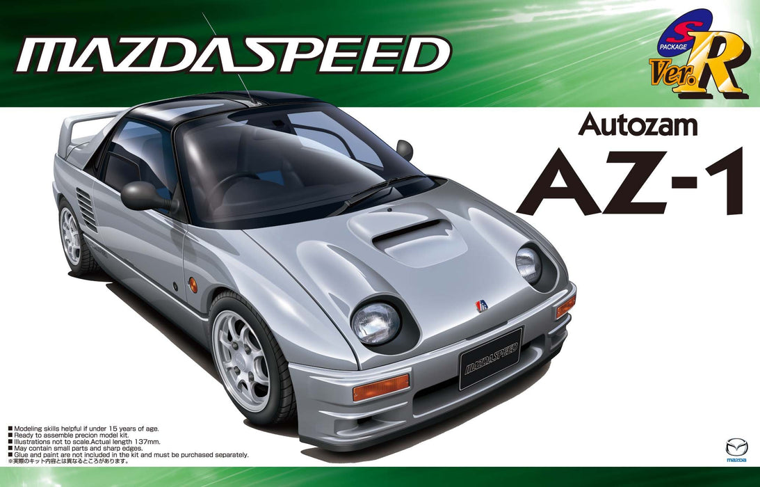 Aoshima 49846 Autozam Az-1 Mazdaspeed Version 1/24 Japanese Plastic Car Model- Japan Figure Store - #1 Bring To You The Best Japanese Goods