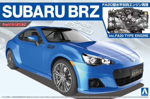 AOSHIMA 07617 Subaru Brz With Fa20 Type Engine Inc. Lhd Parts 1/24 Scale Kit- Japan Figure Store - #1 Bring To You The Best Japanese Goods