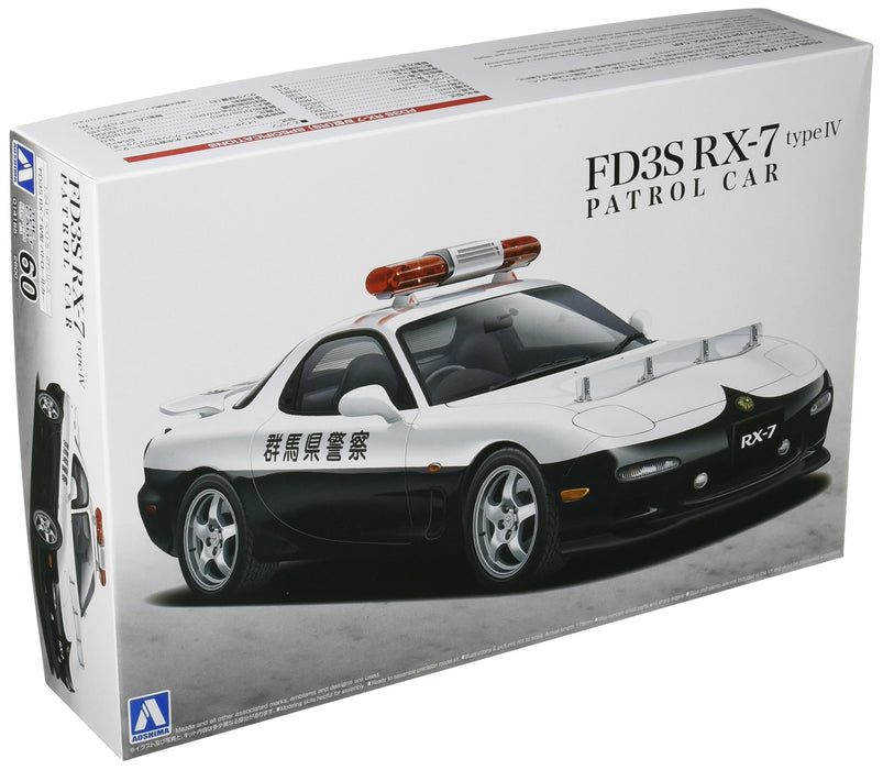 AOSHIMA 14165 Mazda Fd3S Rx-7 Type Iv Patrol Car 1/24 Scale Kit- Japan Figure Store - #1 Bring To You The Best Japanese Goods