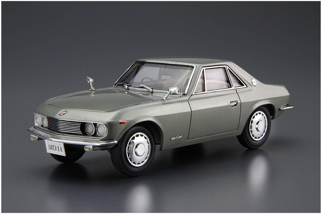 AOSHIMA 55502 The Model Car 66 Nissan Csp311 Silvia 1966 1/24 Scale Kit- Japan Figure Store - #1 Bring To You The Best Japanese Goods