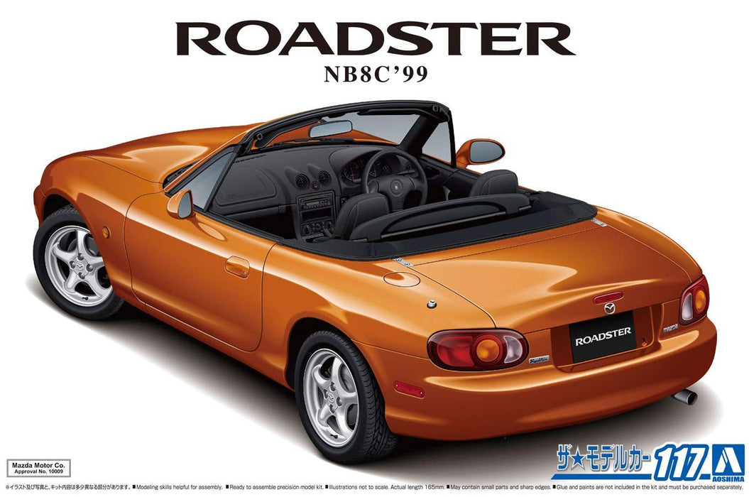 Aoshima Bunka Kyozai 1/24 The Model Car Series No.117 Mazda Nb8C Roadster Rs 1999 Plastic Model- Japan Figure Store - #1 Bring To You The Best Japanese Goods