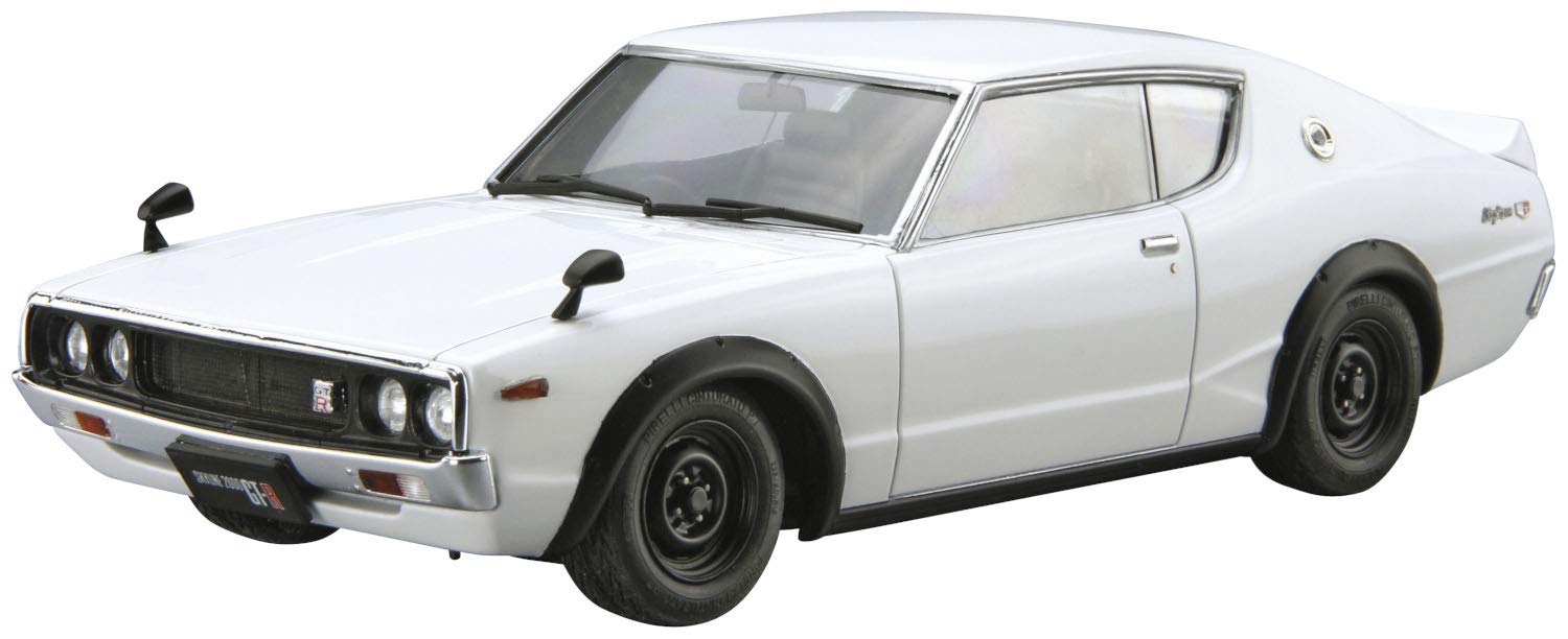 AOSHIMA The Model Car 1/24 Nissan Kpgc110 Skyline Ht2000Gt-R '73 Ken Mary Plastic Model- Japan Figure Store - #1 Bring To You The Best Japanese Goods