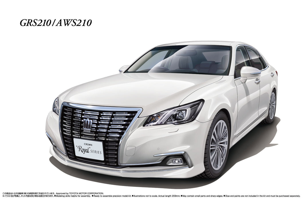 AOSHIMA 50804 The Model Car 21 Toyota Grs210/Aws210 Crown Loyalsaloon G '15 1/24 Scale Kit- Japan Figure Store - #1 Bring To You The Best Japanese Goods
