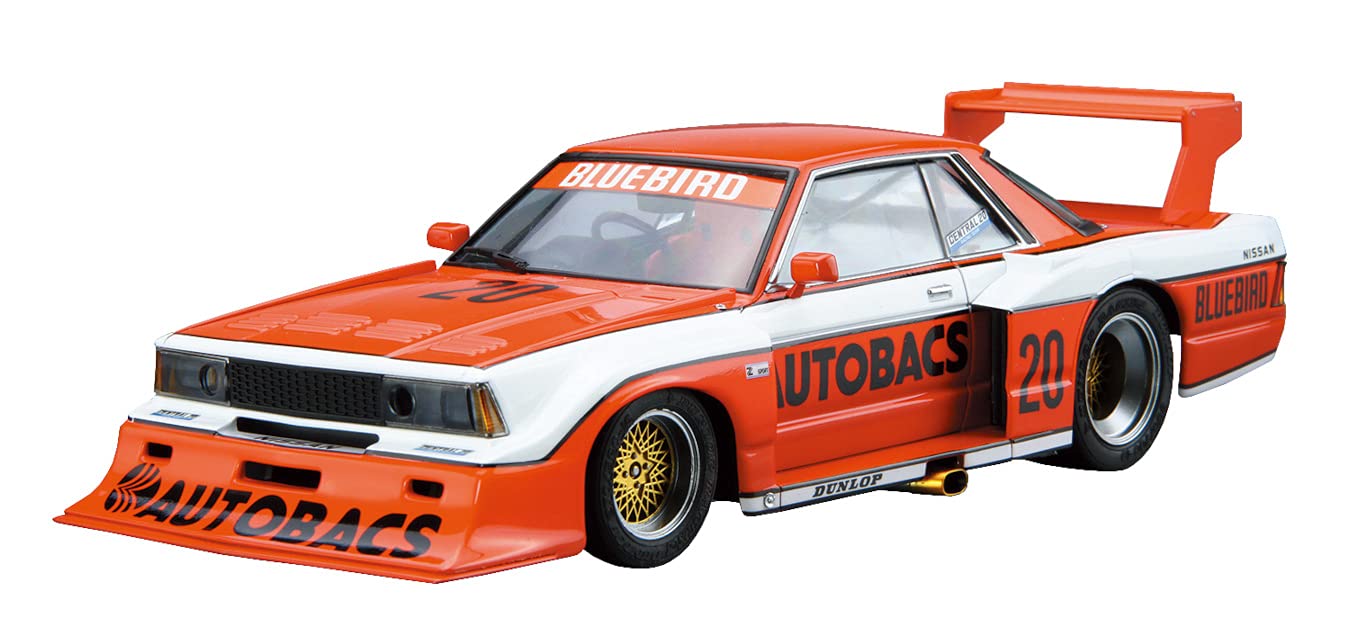 AOSHIMA The Model Car 1/24 Nissan Ky910 Bluebird Super Silhouette '83 Plastic Model- Japan Figure Store - #1 Bring To You The Best Japanese Goods