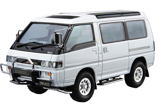 AOSHIMA 52334 The Model Car 27 Mitsubishi P35W Delica Star Wagon '91 1/24 Scale Kit- Japan Figure Store - #1 Bring To You The Best Japanese Goods