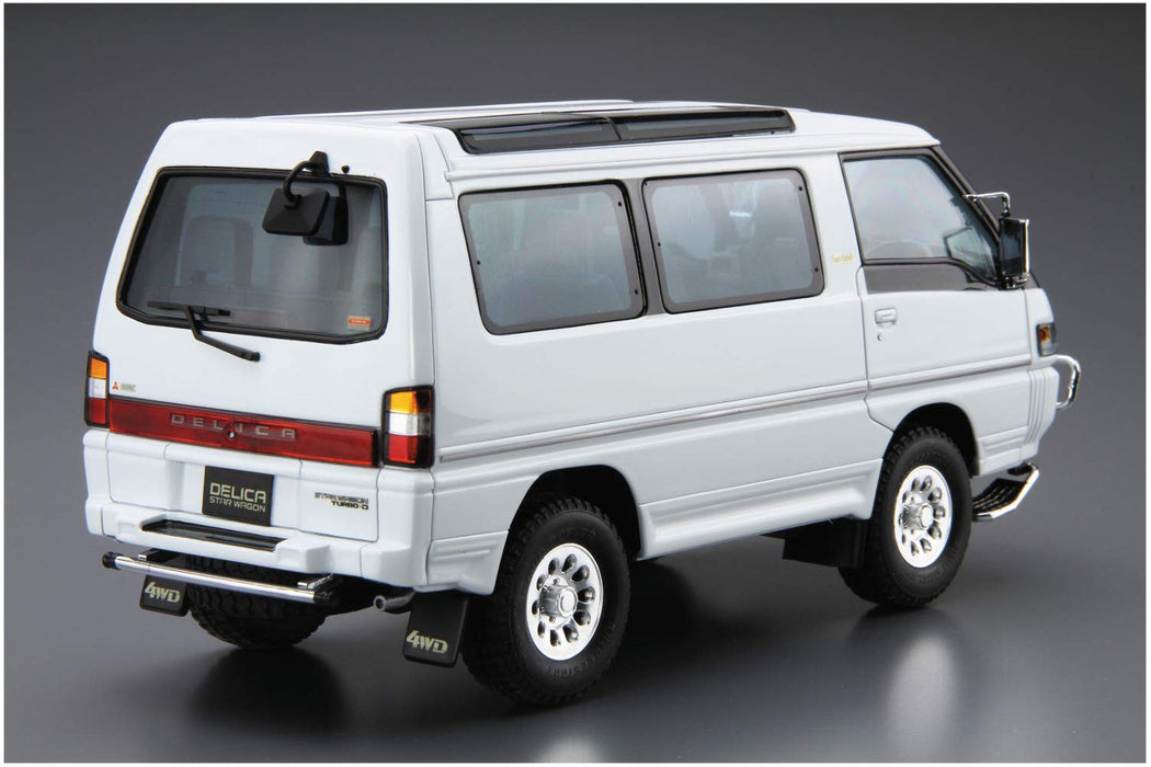 AOSHIMA 52334 The Model Car 27 Mitsubishi P35W Delica Star Wagon '91 1/24 Scale Kit- Japan Figure Store - #1 Bring To You The Best Japanese Goods