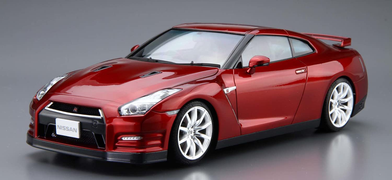 AOSHIMA The Model Car 1/24 Nissan R35 Gt-R Pure Edition '14 Plastic Model- Japan Figure Store - #1 Bring To You The Best Japanese Goods