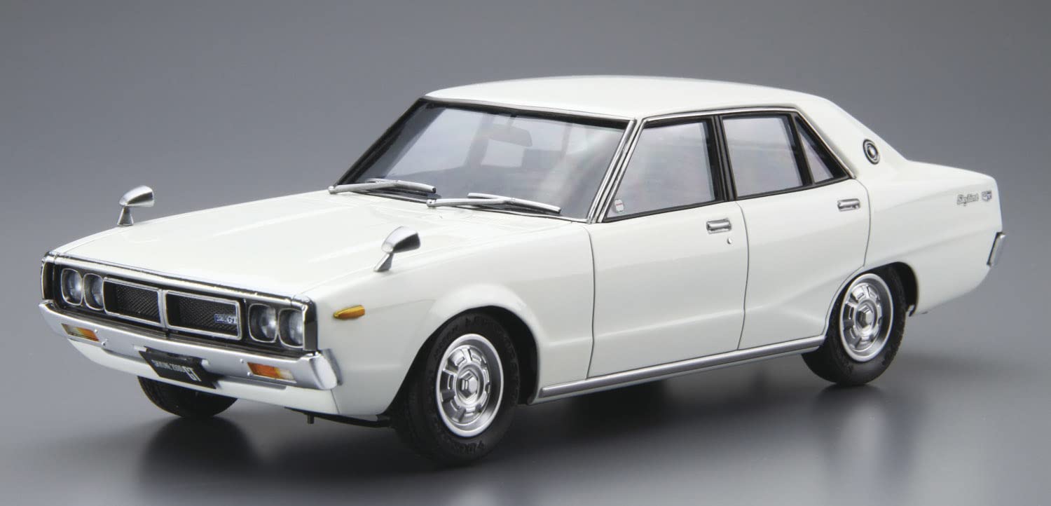 AOSHIMA The Model Car 1/24 Nissan Gc110 Skyline 2000Gt '72 Plastic Model- Japan Figure Store - #1 Bring To You The Best Japanese Goods
