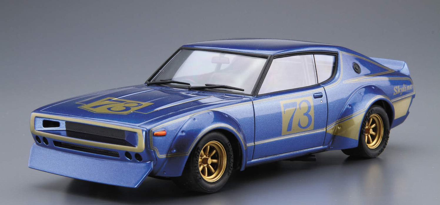 Aoshima Bunka Kyozai 1/24 The Model Car Series No.48 Nissan Kpgc110 Phantom Kenmeri Racing #73 Plastic Model- Japan Figure Store - #1 Bring To You The Best Japanese Goods