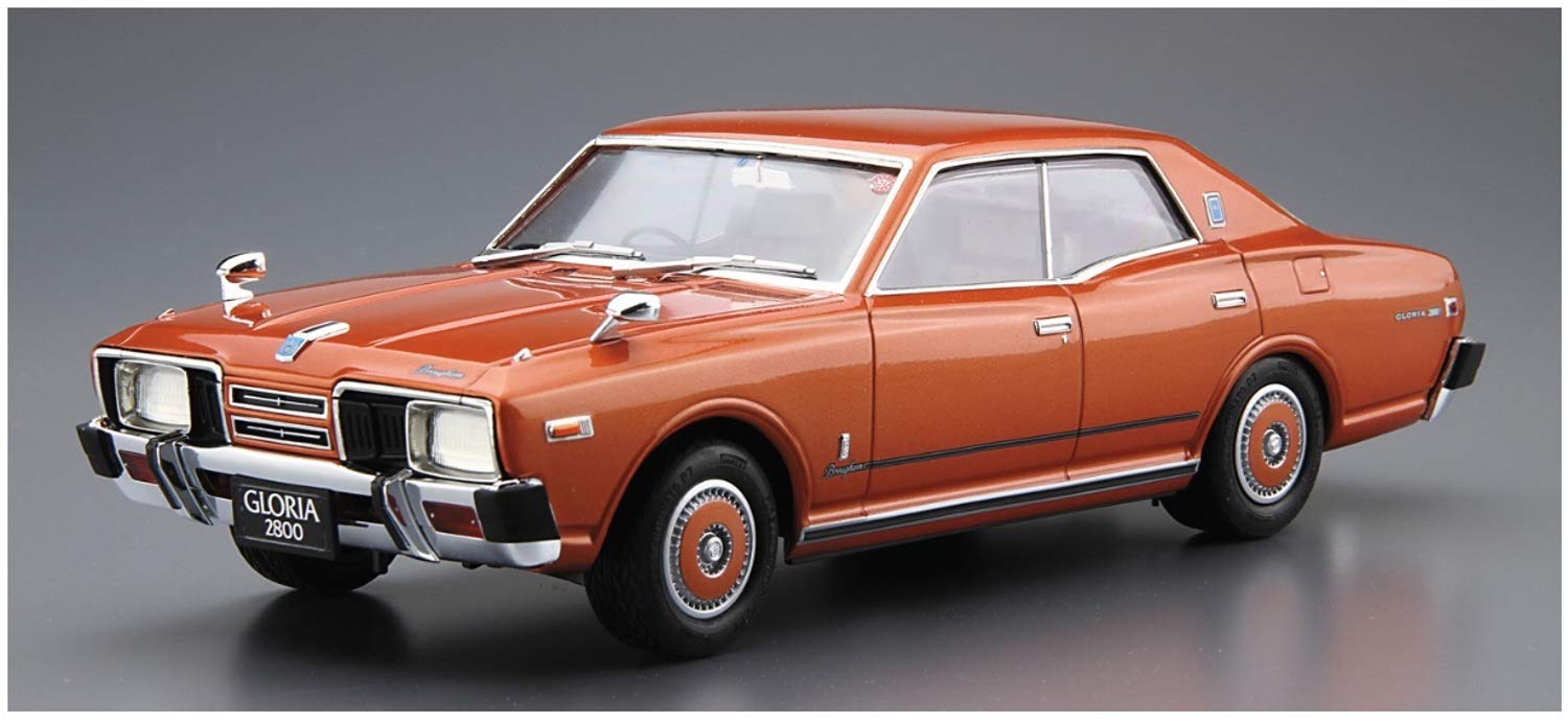AOSHIMA The Model Car 1/24 Nissan P332 Cedric/Gloria 4Ht280E Brougham '78 Plastic Model- Japan Figure Store - #1 Bring To You The Best Japanese Goods