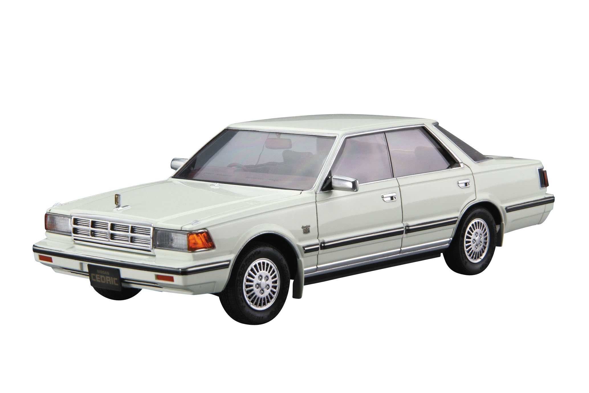 AOSHIMA 54789 The Model Car 58 Nissan Y30 Cedric/ Gloria 4Ht V30E 1/24 Scale Kit- Japan Figure Store - #1 Bring To You The Best Japanese Goods